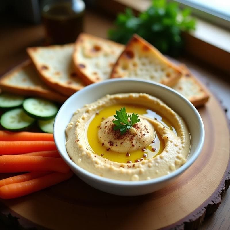 Hummus de Habas con Comino y Aceite de Sésamo: Receta Egipcia en Thermomix