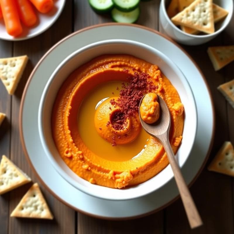 Hummus de Lentejas Rojas con Comino y Pimentón: Receta en Thermomix Sin Garbanzos