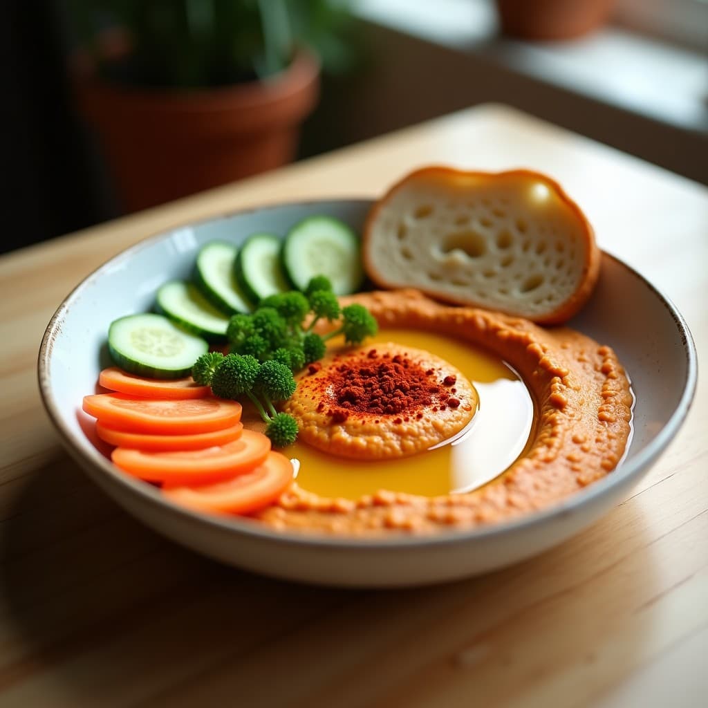 Hummus de Lentejas Rojas con Especias Ahumadas: Receta Proteica y Sin Gluten en 15 Minutos