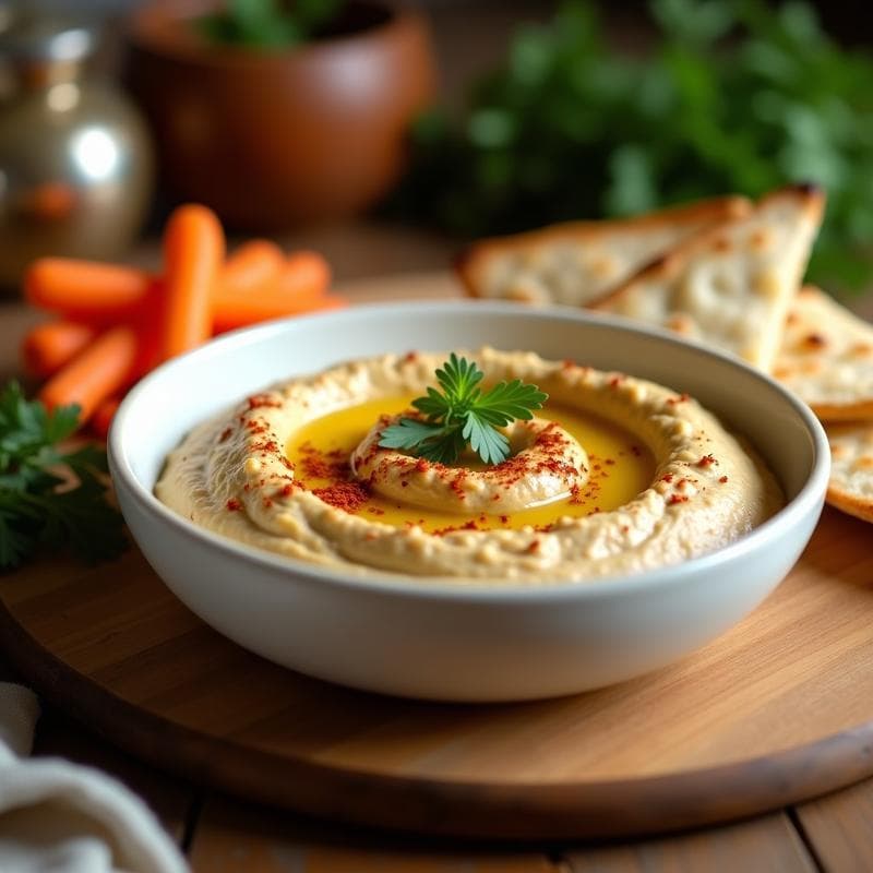 Hummus Moruno de Berenjena Ahumada: Receta Tradicional con Toque Andaluz en 20 Minutos