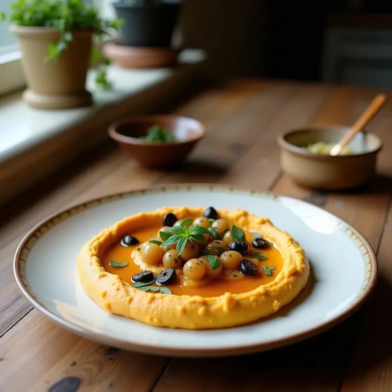 Hummus Negro de Berenjena Ahumada: Receta Vegana en 20 Minutos y Sin Lácteos