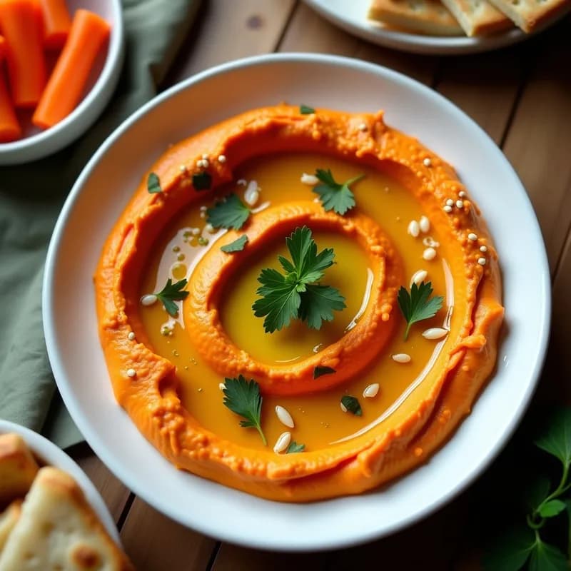 Hummus de Pimiento Asado Ahumado: Receta en Airfryer Sin Aceite en 20 Minutos
