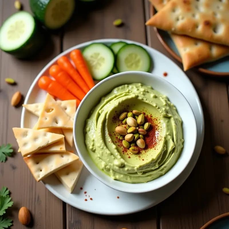 Hummus de Pistacho Ahumado en Airfryer: Receta Cremosa y Sin Horno en 15 Minutos