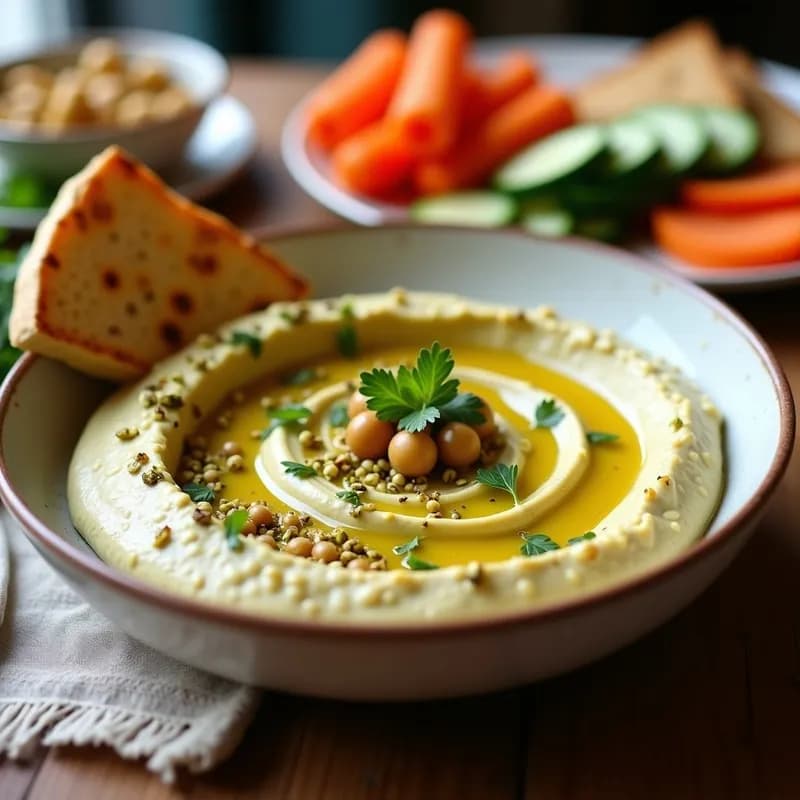 Hummus de Pistacho Trufado: Receta en 10 Minutos con Toque Gourmet