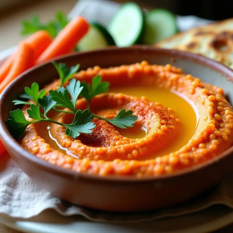 Hummus de Lentejas Corales en Airfryer: Receta Rápida y Alta en Proteína