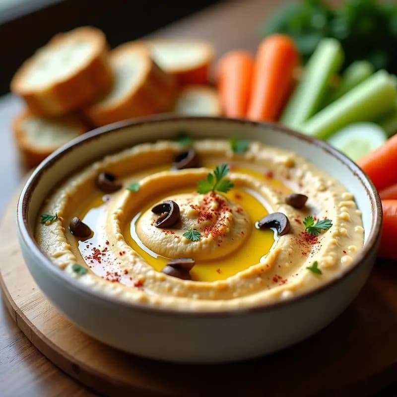 Hummus de Setas Ostra Ahumadas: Receta Vegana Alta en Proteína y Sin Gluten
