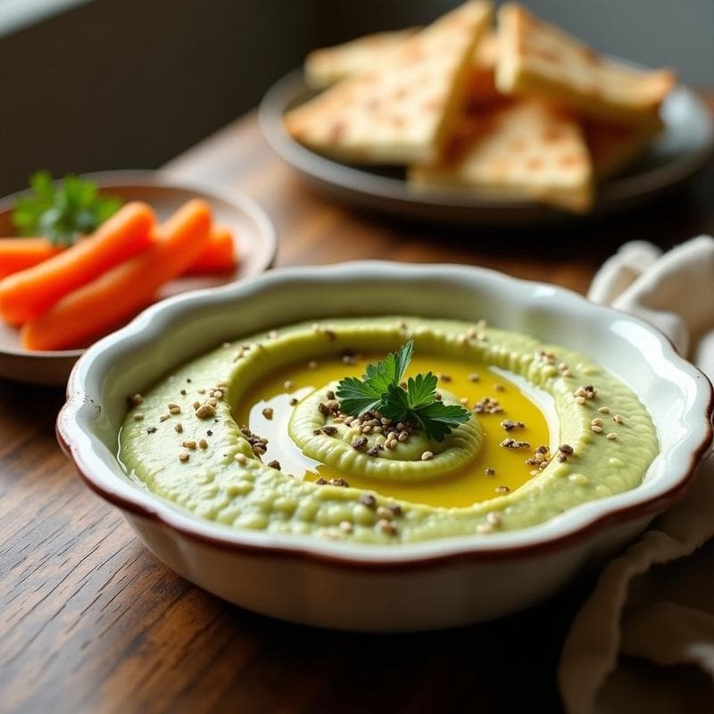 Hummus Trufado Sin Garbanzos: Receta Cremosa y Alta en Proteína con Edamame