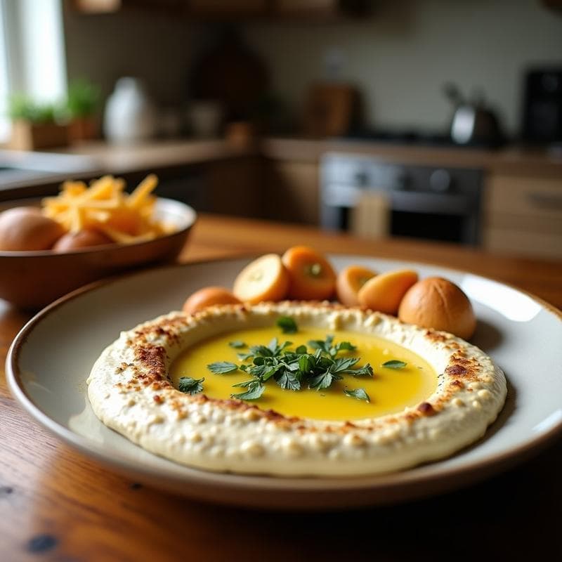 Hummus Trufado: Receta en Ollas Superpuestas con Textura Ultracremosa y Aroma Intenso