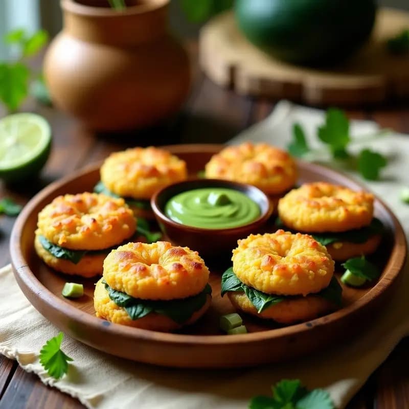 Humphries de Plátano Macho y Espinacas: Receta caribeña vegana con toque crujiente