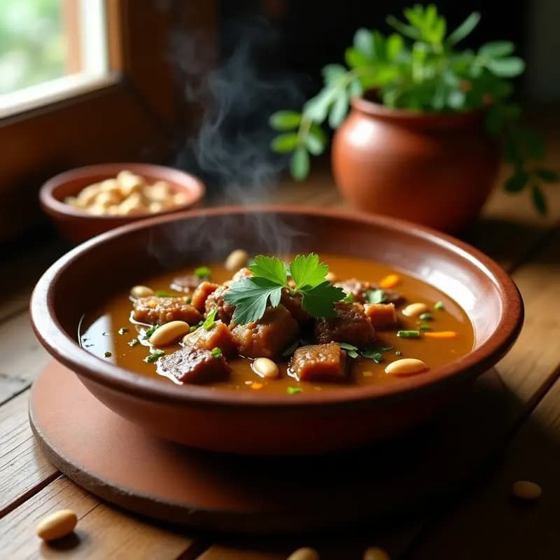 Imawari de Res con Maní y Pasas: Receta Peruana de la Selva en Olla a Presión