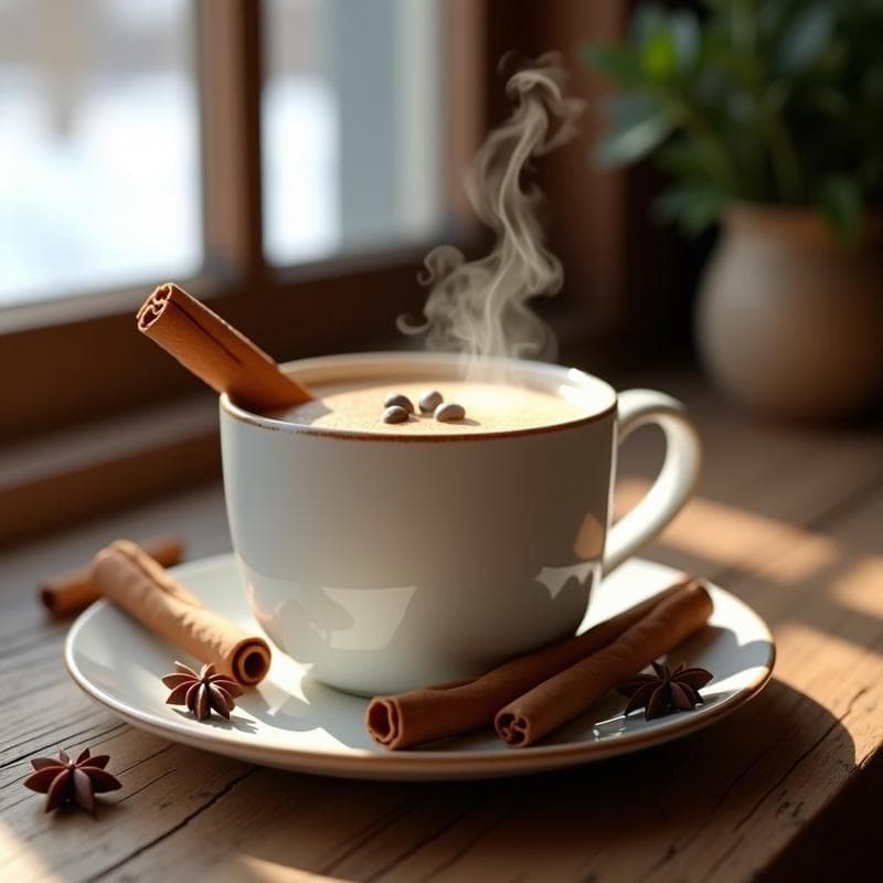 Infusión de Canela y Clavo con Leche de Avena: Bebida Caliente Vegana para el Invierno