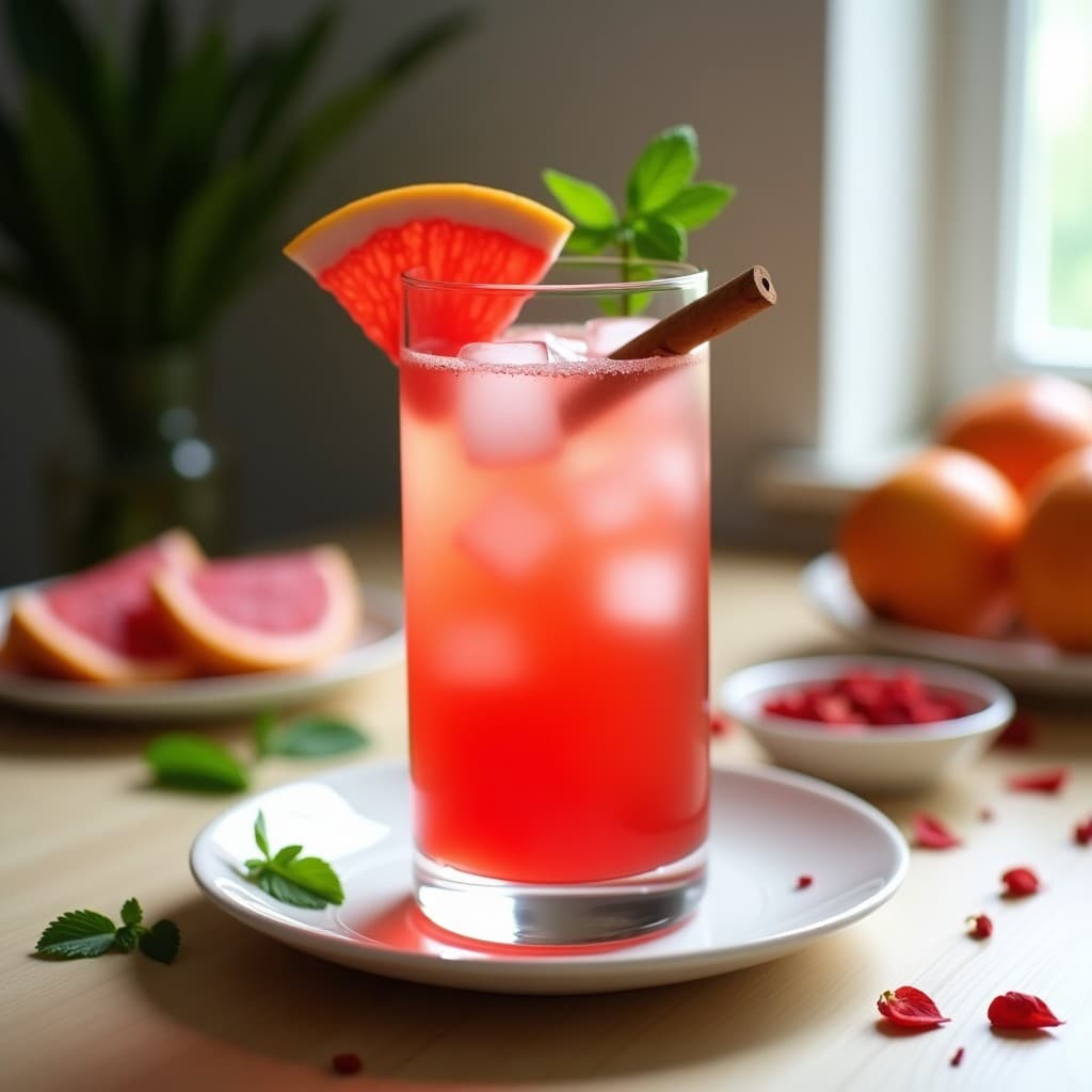 Infusión de Hibisco y Pomelo con Canela: Bebida Detox y Quema Grasas en 10 Minutos