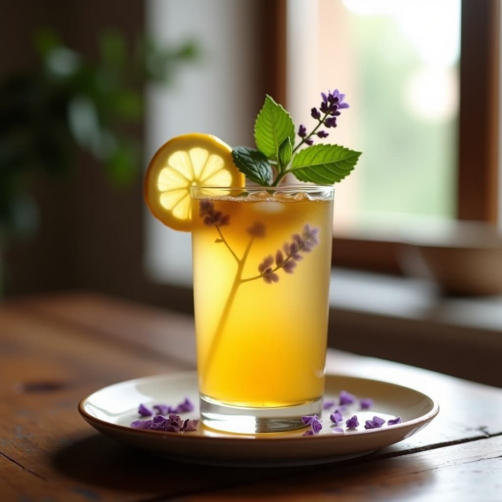 Infusión de Lavanda y Miel con Jengibre: Bebida Relajante y Antiinflamatoria