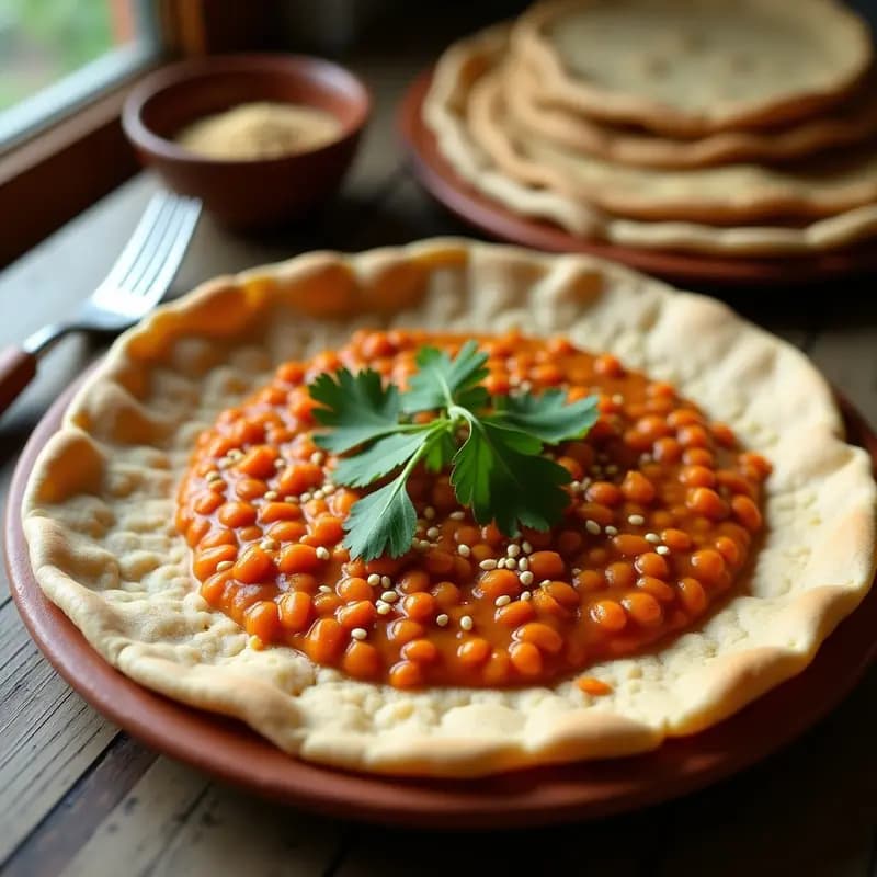 Injera Etíope con Lentil Misir Wot: Receta Vegana y Sin Gluten en 1 Hora