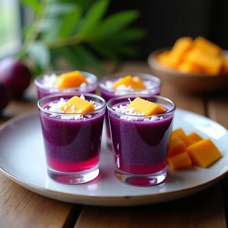Jalea de Mangostán y Chía: Postre Filipino Sin Azúcar y Alto en Fibra