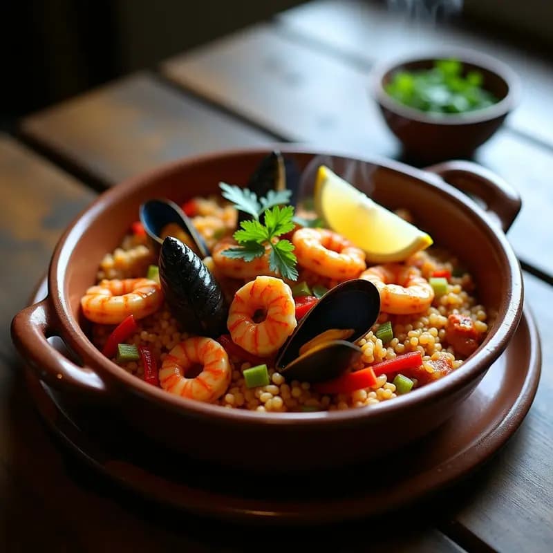 Jambalaya de Mariscos y Arroz Integral: Receta Cajún Alta en Proteína y Sin Gluten