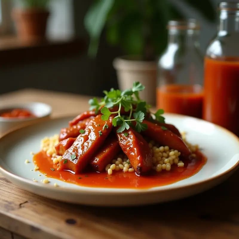 Jerk Chicken de Jackfruit: Receta Jamaicana Vegana y Picante en Barbacoa