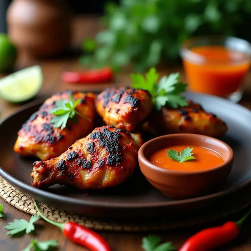 Jerk Chicken Jamaicano con Salsa Picante de Habanero: Receta al Horno o Barbacoa
