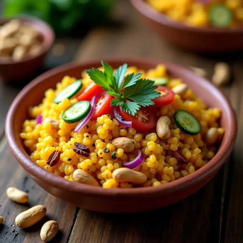 Jhal Muri Indio: Snack Callejero de Arroz Inflado con Especias y Cacahuetes