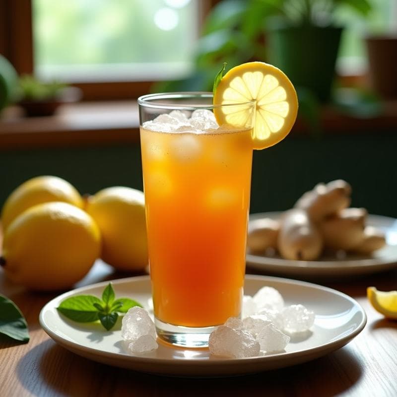 Jugo de Noni y Jengibre con Limón: Bebida Detox Polinesia Antiinflamatoria