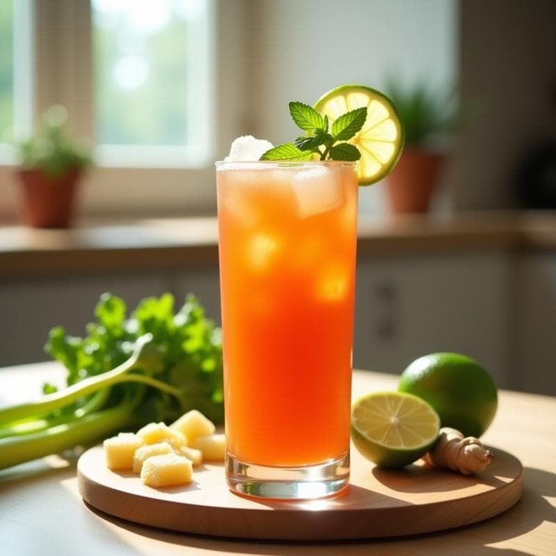 Jugo de Tamarindo y Apio: Bebida Detox y Digestiva en 5 Minutos con Toque Ácido