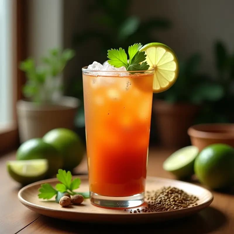 Jugo de Tamarindo y Lima: Bebida Mexicana Refrescante y Depurativa