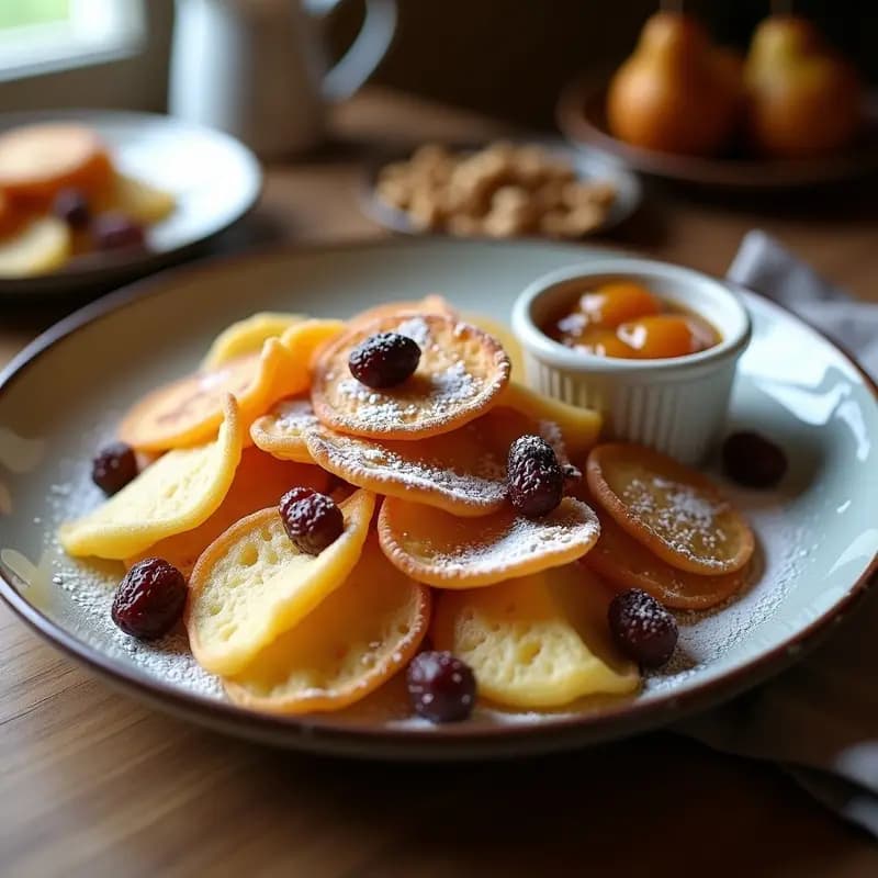 Kaiserschmarrn Austriaco: Postre de Panqueques Desmenuzados con Pasas y Azúcar Glass