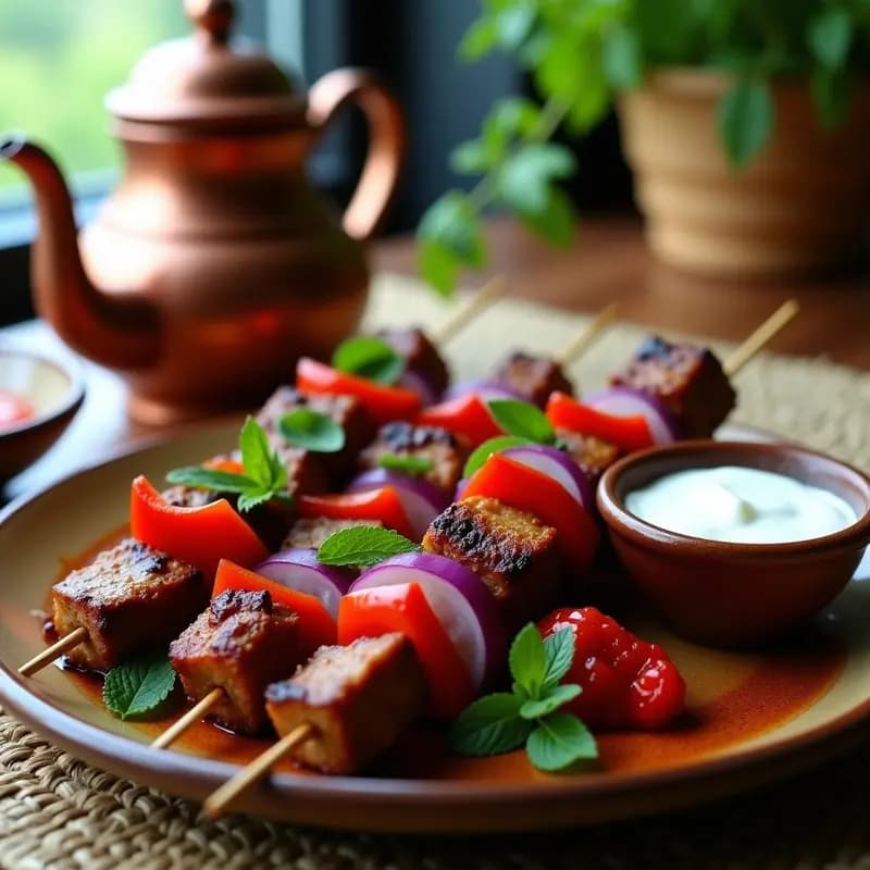 Kebabs de Cordero con Pimentón y Yogur: Receta Turca en Airfryer y Alta en Proteína