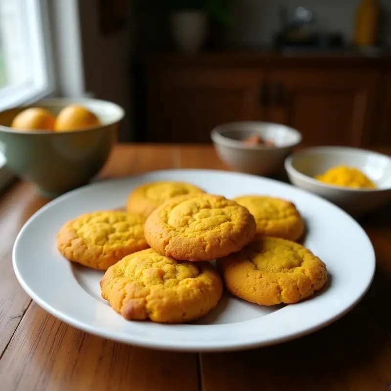 Keben sa Kera: Galletas de Cúrcuma y Coco del Senegal Sin Gluten