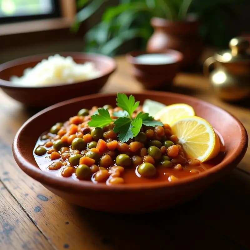 Keema Matar de Lentejas y Guisantes: Receta Pakistánica Vegana y Alta en Proteína