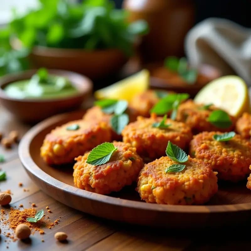 Keema Pakora de Cordero y Guisantes: Albóndigas Indias Picantes y Crujientes