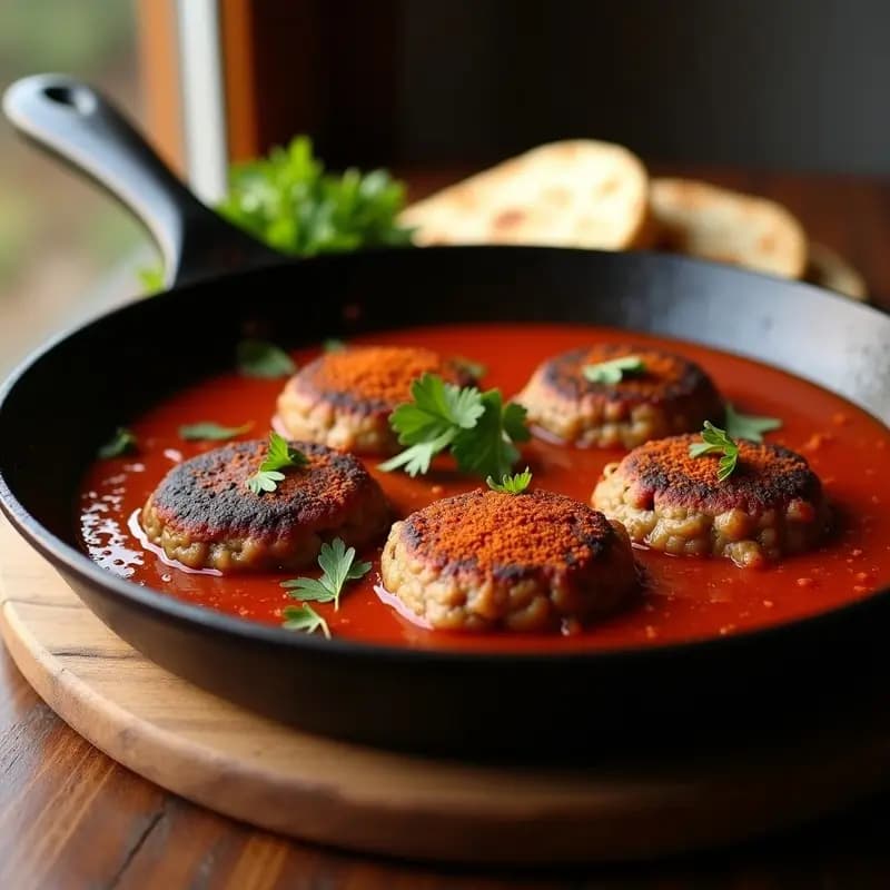 Kefta de Cordero con Hierbas Bereberes: Receta Marroquí en Sartén y Alta en Hierro