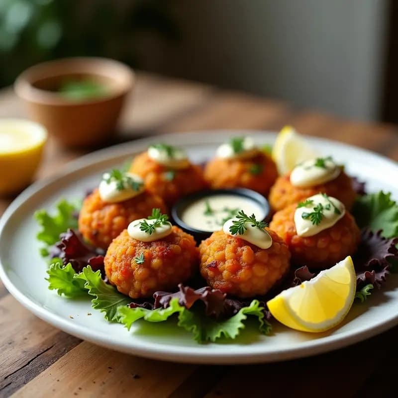 Keftedes de Garbanzos y Zanahoria: Albóndigas Gregas Veganas en Airfryer