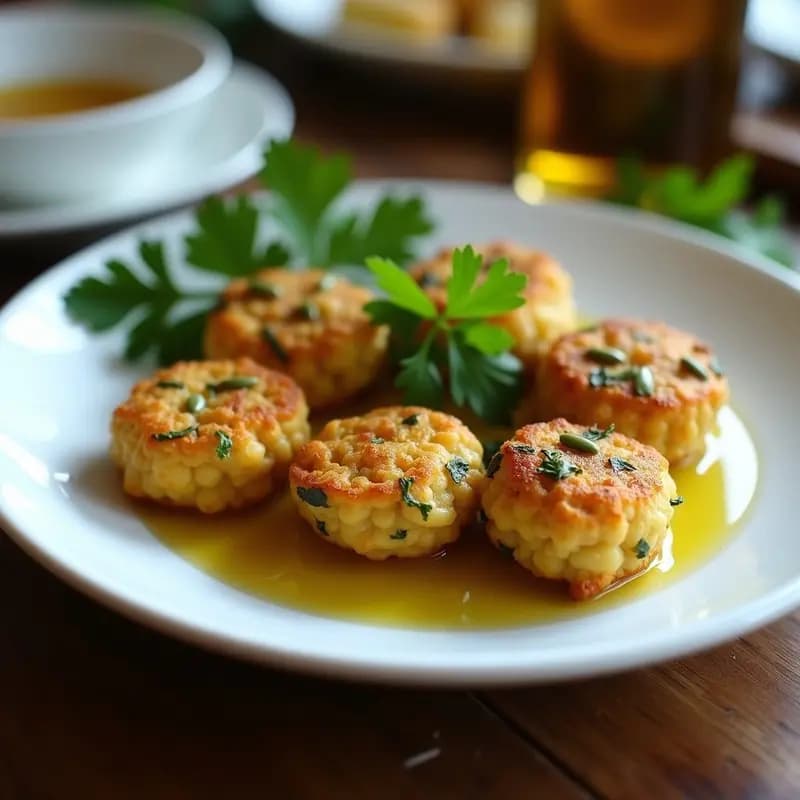 Keftedes de Garbanzos y Zucchini: Receta Griega en Airfryer y Alta en Hierro