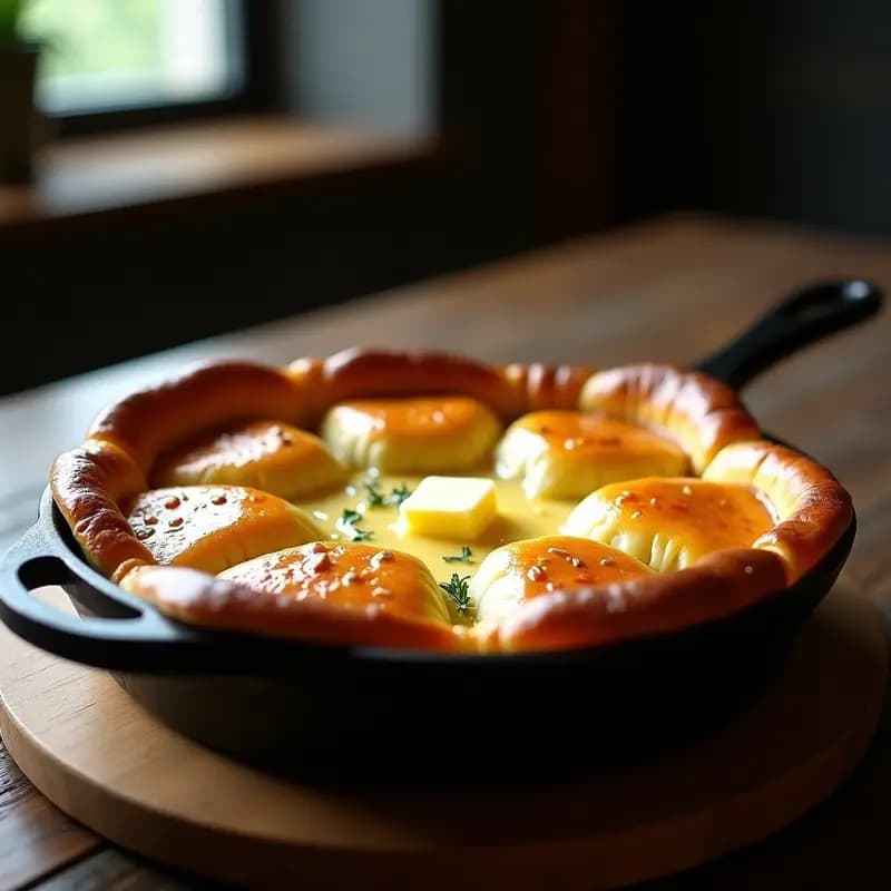 T პირველი Georgian Khachapuri con Queso Imeruli: Receta en Sartén de Hierro Fundido