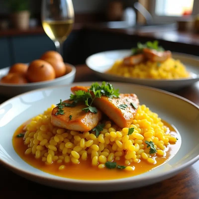 Khao Kha Mu Tailandés: Arroz al Vapor con Cerdo al Curry en Olla Express