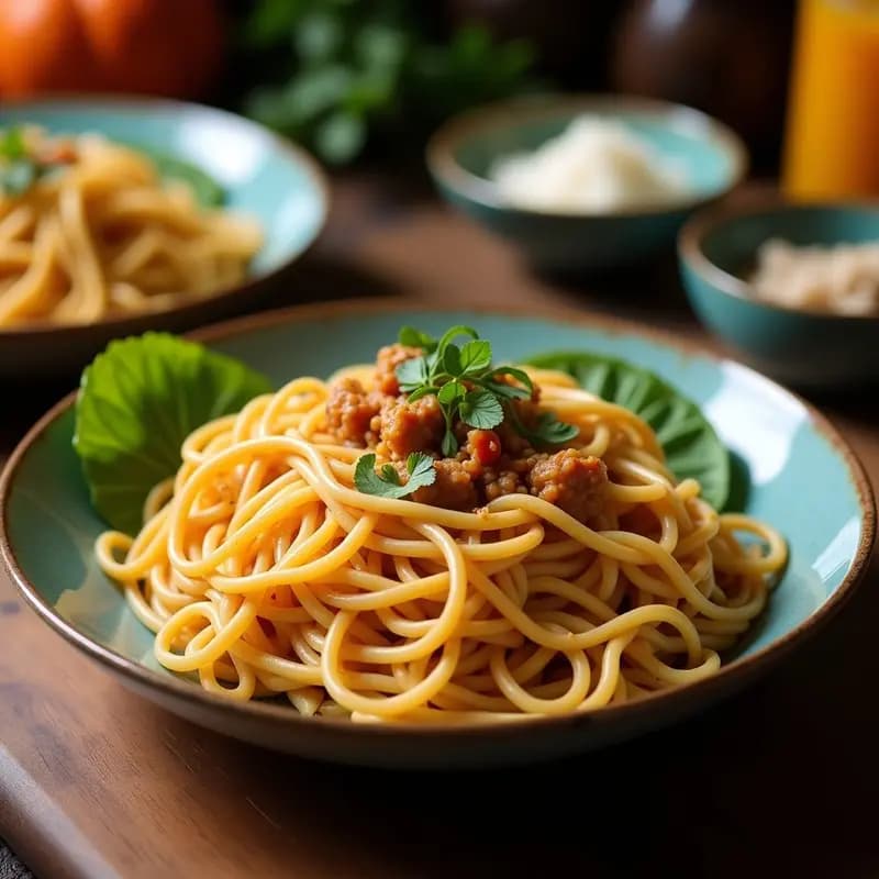 Khao Soi Tailandés de Calabaza y Coco: Receta Vegana y Cremosa en 20 Minutos