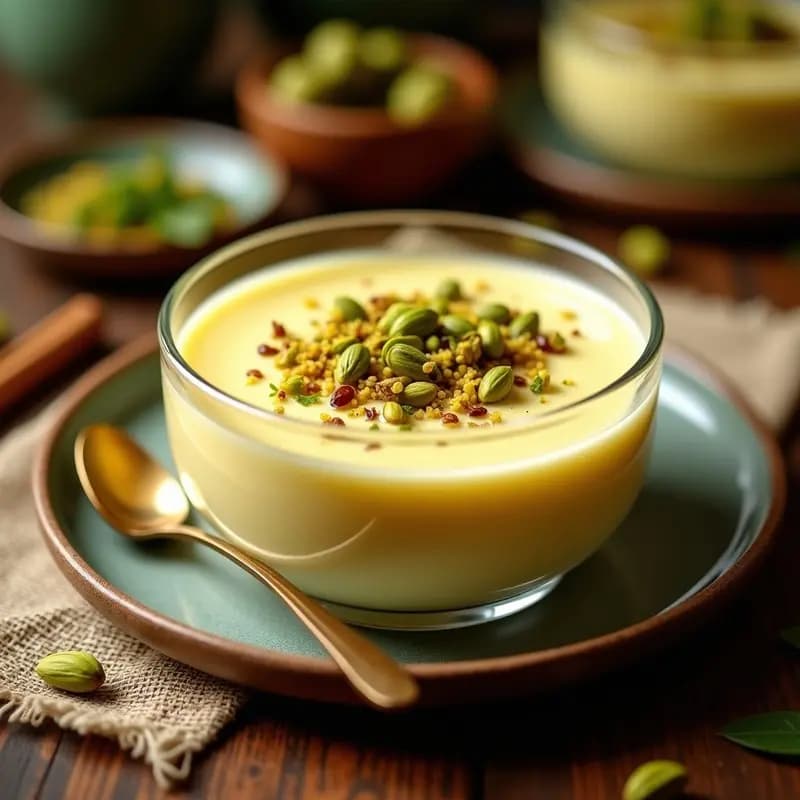 Kheer de Arroz con Cardamomo y Pistachos: Postre Indio Sin Lactosa