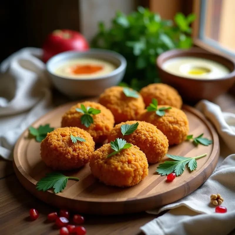 Kibbeh de Batata y Nueces: Versión Libanesas Vegana y Sin Gluten