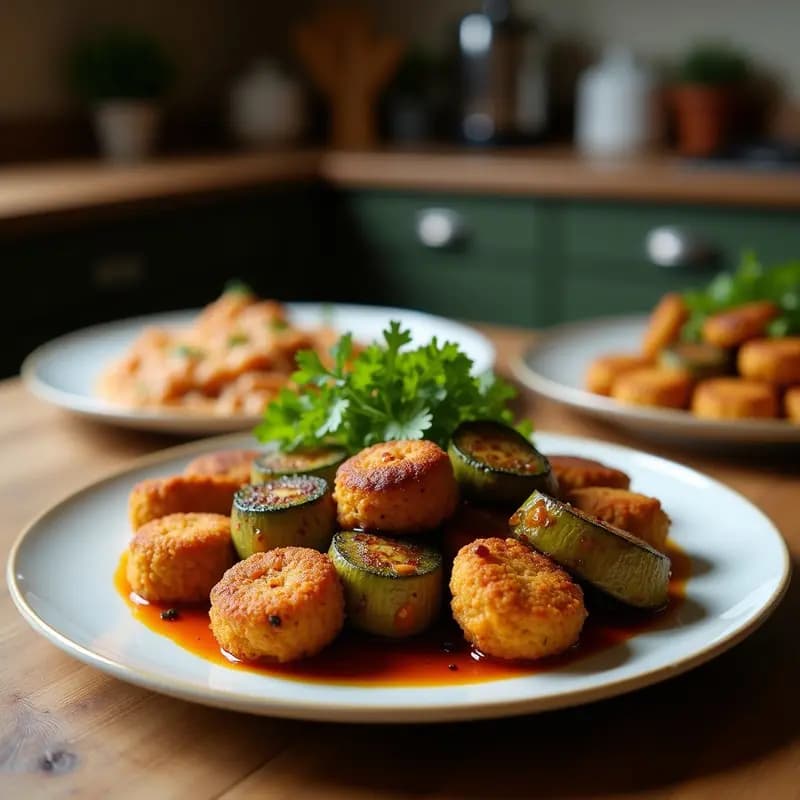 Kibbeh de Calabacín y Carne de Cordero: Receta Libanes Keto y Crujiente