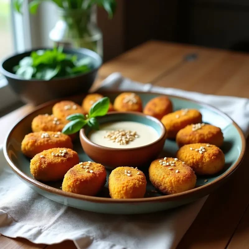 Kibbeh de Calabaza y Espinacas: Croquetas Árabes Veganizadas y Sin Gluten