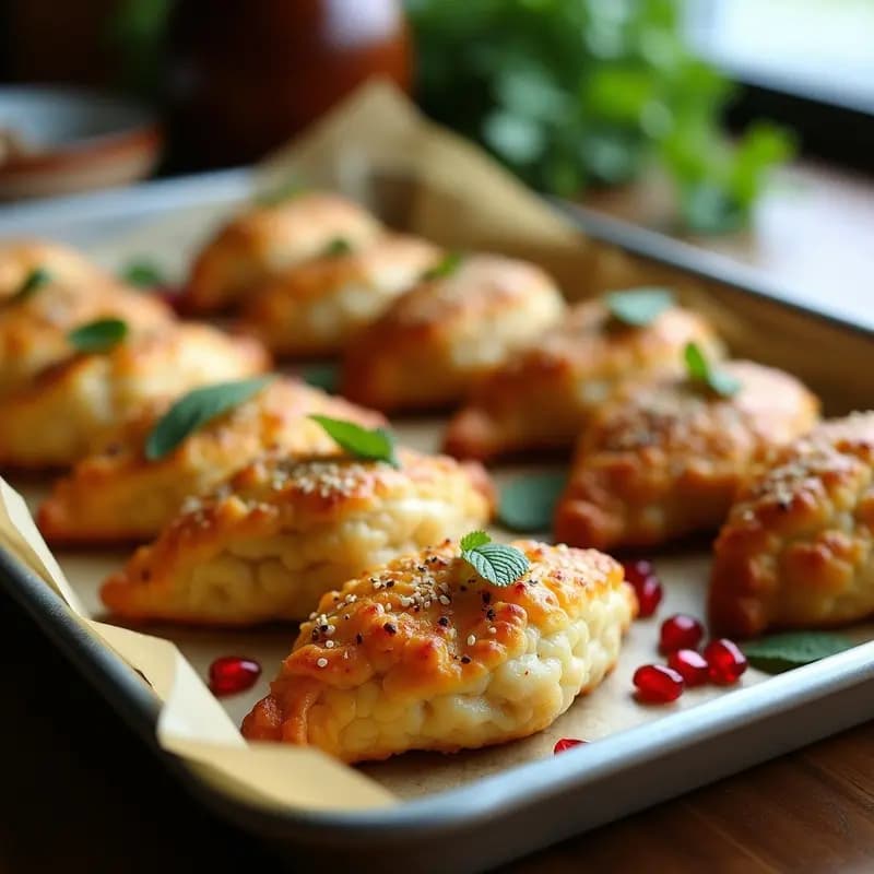 Kibbeh Nabulsieh de Calabaza y Nueces: Empanadillas Palestinas Veganas y Sin Freír
