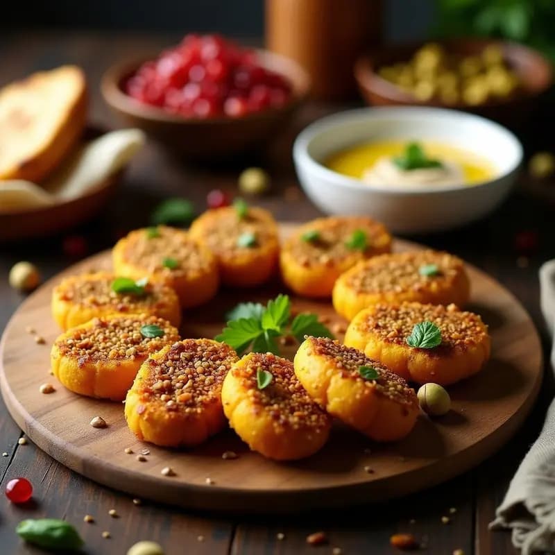 Kibbeh Libanés de Calabaza y Pistachos: Receta Vegana Crudivegana sin Carne