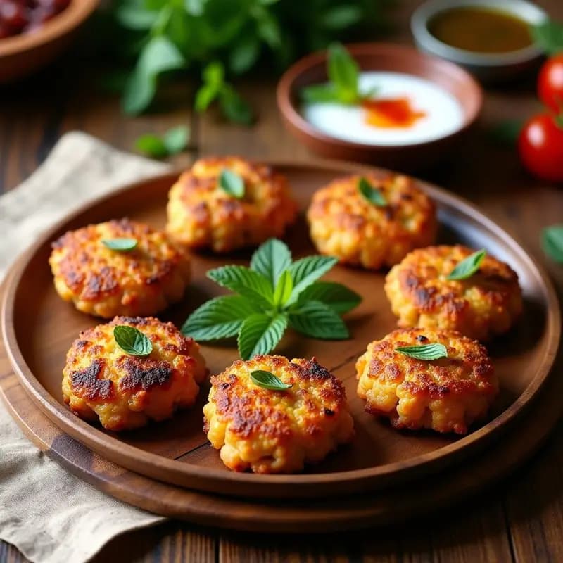 Kibbeh de Carne y Bulgur: Empanadas Árabes Crujientes en Airfryer