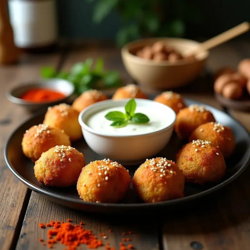 Kibbeh Árabe de Carne y Bulgur: Croquetas Crujientes al Horno