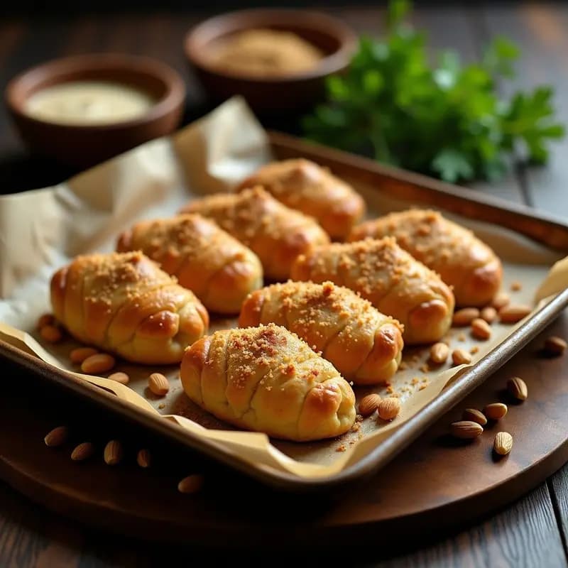Kibbeh Nabulsiyeh de Cordero y Bulgur: Empanadas Palestinas Crujientes y Especiadas