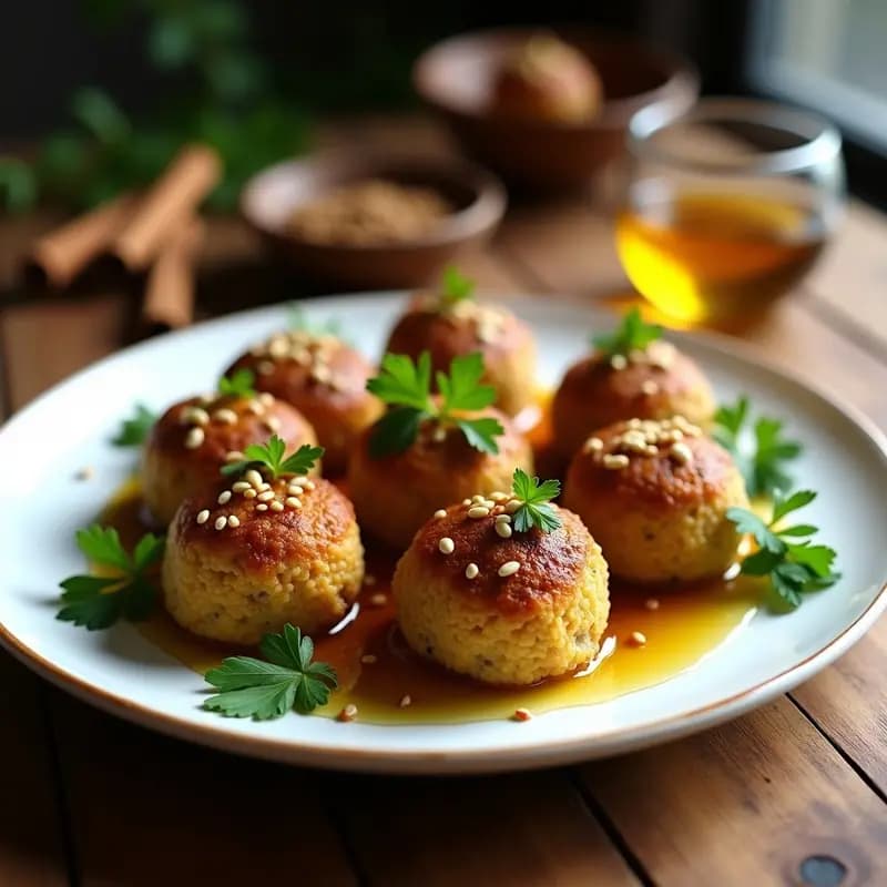 Kibbeh de Cordero y Piñones: Albóndigas Árabes en Olla Express