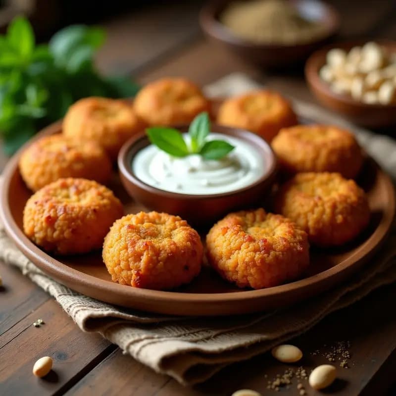 Kibbeh Nabulsiyeh Frito: Croquetas de Carne y Bulgur con Toque Libanés