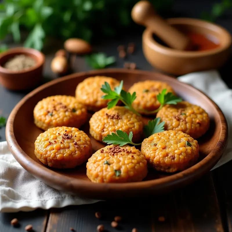 Kibbeh de Lentejas y Bulghur: Empanadillas Sirias Veganas y Crujientes en Airfryer
