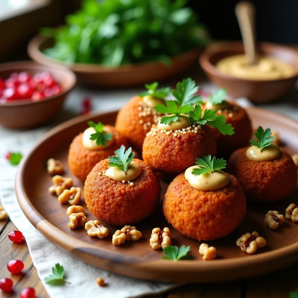 Kibbeh de Lentejas Rojas y Nueces: Receta Vegana de Oriente Medio en Olla Express